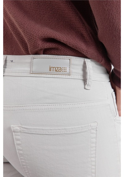 İmza Taş Rengi 5 Cep Düz Paça Gabardin Slim Fit Pamuklu Pantolon 1003260318