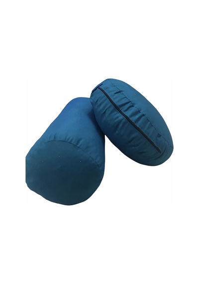Meditasyon Minderi & Bolster Minderi / Petrol Mavisi