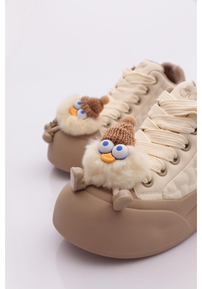 Guja 25k426-1 Kadın Sneaker Ayakkabı Bej