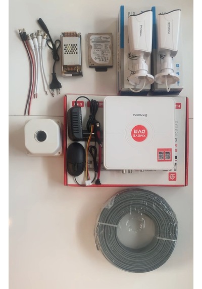 2 Kameralı Set 5mp Sony Seculensli 1080p Full Hd Kdj-2s-8w-kk-p