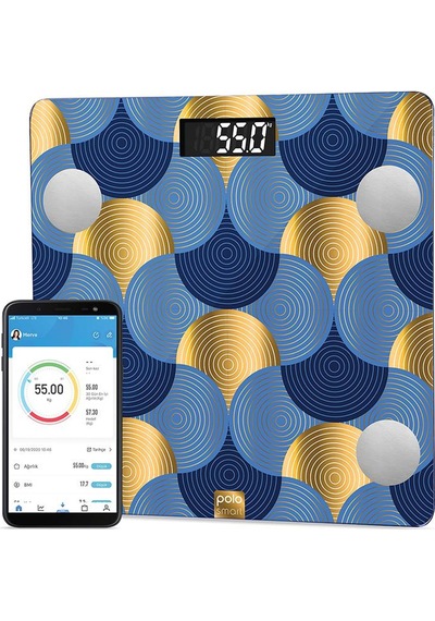 Polosmart PSC04 Ebruli Dijital Akıllı Baskül