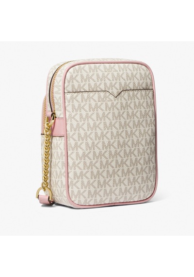 Michael Kors Jet Set Travel Kadın Logolu Çapraz Omuz Çantası 35f1gtvc2b Vanilla Blush Signature Krem