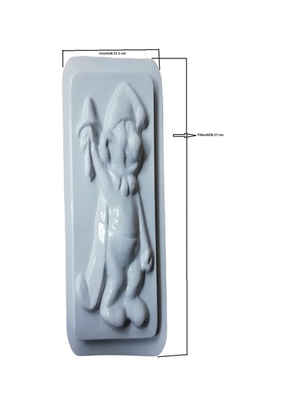 Exizticaret Alçı Kalıbı Küçük Boy 24 Adet,plastik Alçı Kalıpları Exiznm807 Beyaz
