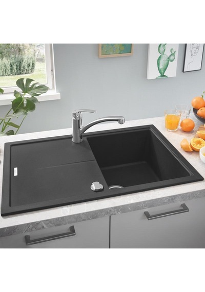 Grohe K400 Kuvars Kompozit Eviye 50 -C 78 / 50. Granit Gri -