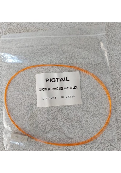 Pigtail Sc Mm Sx 0.9mm 62.5/125 1 Mt Lsoh-20213