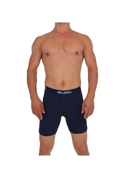 Anıt 1114 Erkek Likralı Uzun Boxer - 3 Adet
