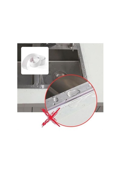Buffer Su Sızdırmaz Banyo Mutfak Lavabo İzolasyon Şerit Bant