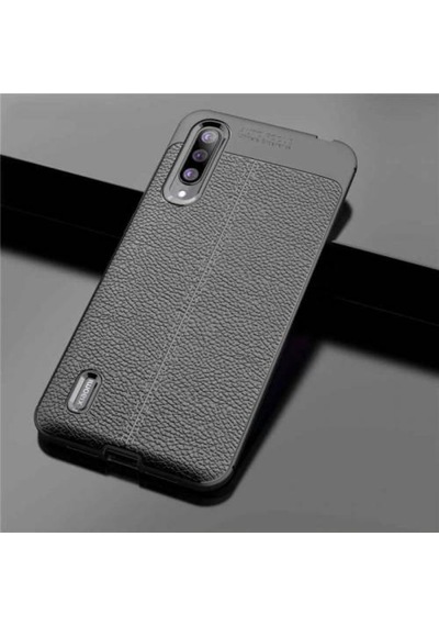 Xiaomi Mi 9 Lite Kılıf Zore Niss Deri Desenli Silikon Kılıf