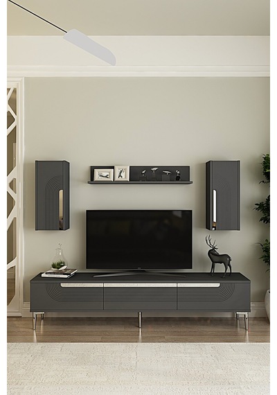 Tvr1803as - Meyra Tvr180 Ünitesi Takım Antrasit-sılver 180cm