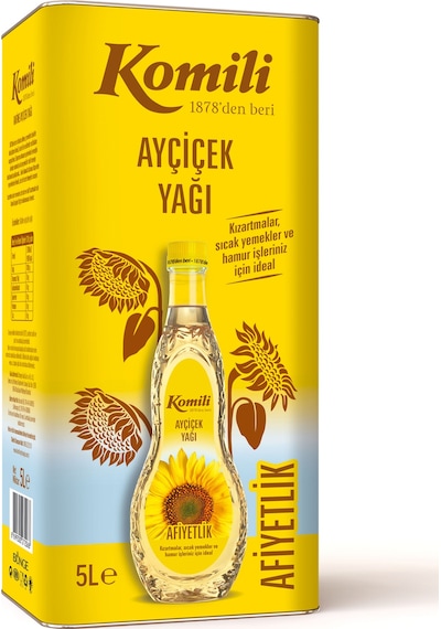 Komili Ayçiçek Yağı 5 L