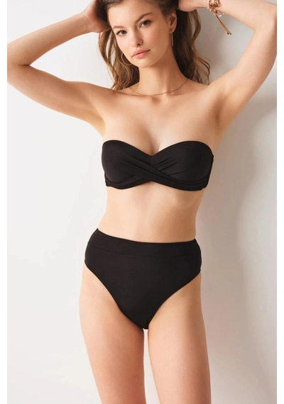 Pierre Cardin Tek Parça Alt -yüksek Bel Bikini Altı Toparlayıcı, Iz Bırakmaz Konfor Yns202525 Siyah