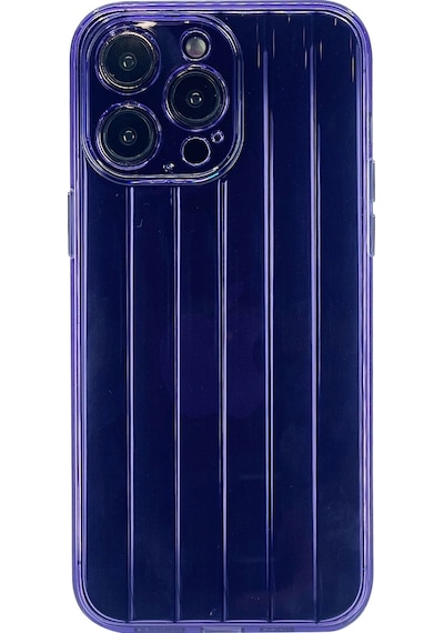 Nettech Apple Uyumlu iPhone 14 Pro Max Airbag Buzul Jmookit Seri Arka Koruma Kılıf - Mor Mor