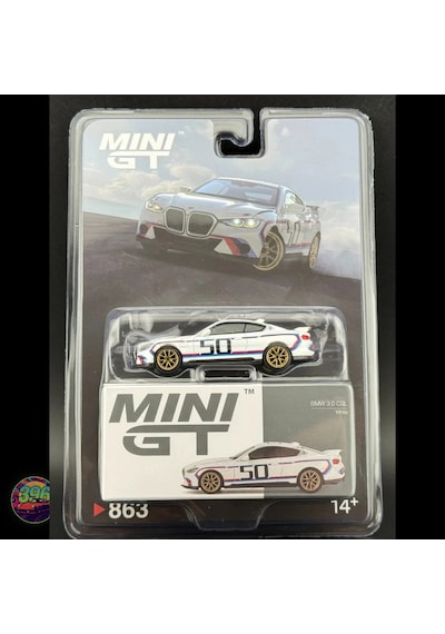 Mınıgt Bmw 3.0 Csl White Blister Paket 863-bl