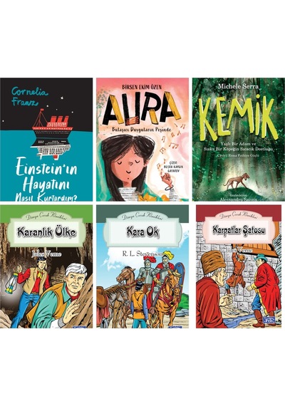 Einstein'ın Hayatını Nasıl Kurtardım,kemik,aura,kar Ok,7,6,5,4.sınıf 6 Kitap Set