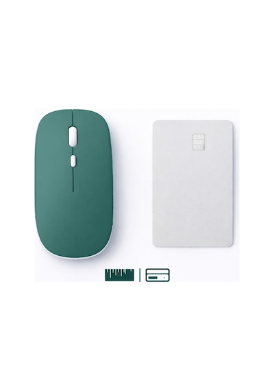Type-c Şarjlı Bluetooth Mouse Apple Uyumlu MacBook iPad Laptop İnce Gövde Dongle Ve Kablo Dahil 13754
