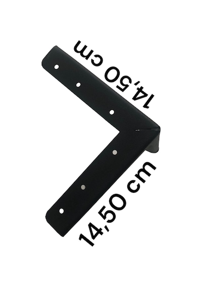 Yaren Home Dizayn Metal Koltuk, Kanepe, Dolap, Berjer, Tv Ünitesi Ayağı 20 Cm Siyah Model 5