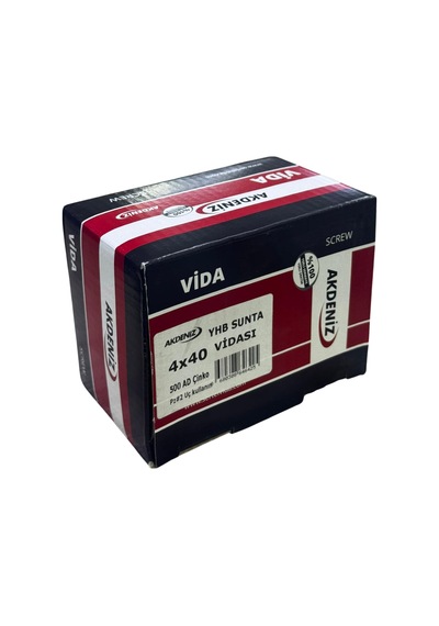 Cateksss 4x40 Akdeniz Sunta Vidası 500 Adet - 24 Lü Paket 4 x 40