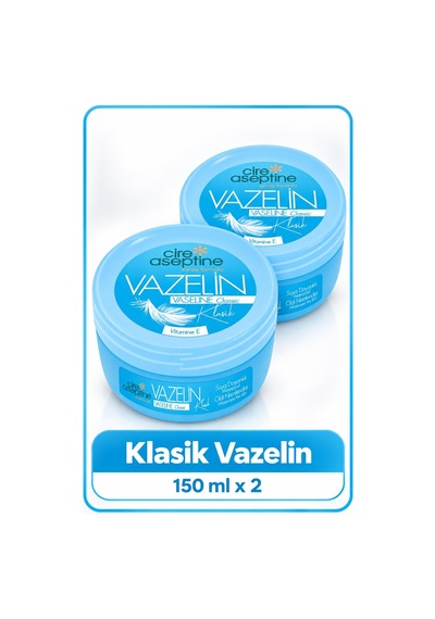 Cire Aseptine Vazelin Klasik 150 Ml 2 Adet 16112564