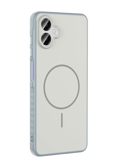 Galaxy Uyumlu A07 Kılıf Kamera Lens Korumalı Magsafe Destekli Silikon Pazarplus Siyah