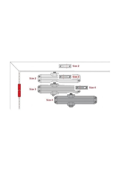 Dorma Dormakaba Ts Compact 2-4 Montaj Ayarlı Hidrolik Kapı Yayı Kapatıcı