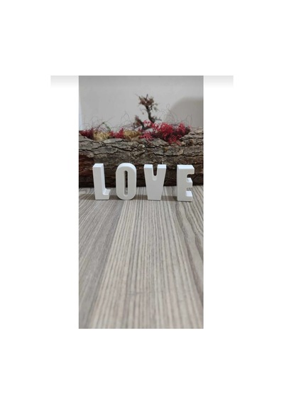 Love Dekoratif Yazı Süs Eşyası Love Bıblo Dekor Obje