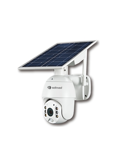Solinved Güneş Enerjili Akıllı Ptz Wifi Kamera - Cm 22