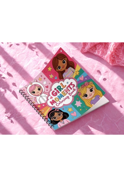 Girls Moments Bold And Easy 20 X 20 Cm Büyük Boyama Kitabı