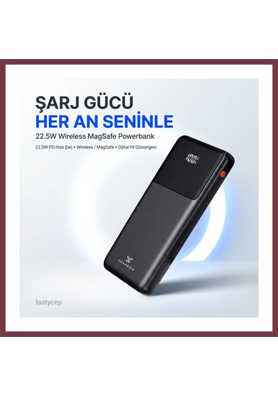 Storeşahin Snp-3015 Pd 22.5w 10.000mah Hızlı Şarj Lcd Ekran Powerbank Shn0720 Çok Renkli