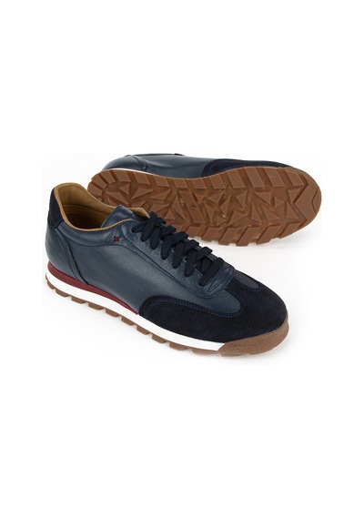 Ziya Erkek Hakiki Deri Sneaker 1611026z1020 Lacivert 1611026z1020 200 41