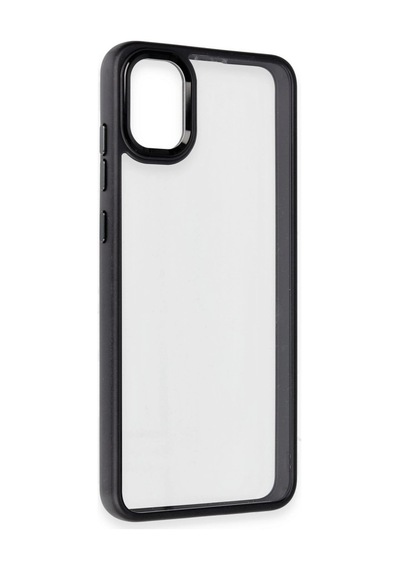 Samsung Uyumlu Galaxy A05 Kılıf Power Silikon Siyah,