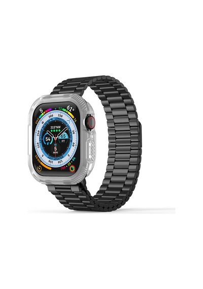 Watch 10 46mm Silikon Tpu Kasa Koruyucu Mkst Watch Gard 17 - Şeffaf