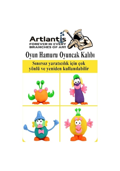 Oyun Hamuru Oyuncak Kalıbı 1 Paket Oyun Hamuru Aksesuarları Seti
