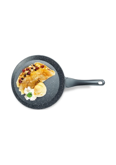 Thermoad Alüminyum Döküm Granit Krep Tavası 26 CM Gri