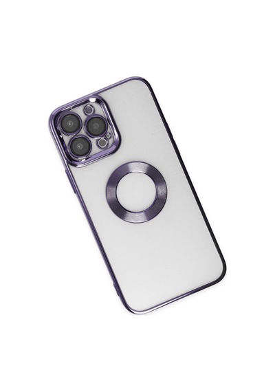 Apple iPhone  Uyumlu,  14 Pro Max Kılıf Slot Silikon - Mor