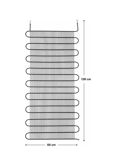 Buzdolabı Kondenser Teli 64 126 Cm Siyah