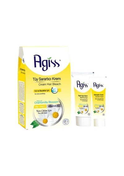 Agiss Tüy Sarartıcı Krem 70 Gr + 35 Gr
