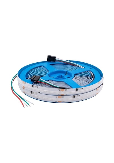 24v 10mm Ws2811 Rgb Pixel Cob Şerit Led 420 Ledli Ip20 5m