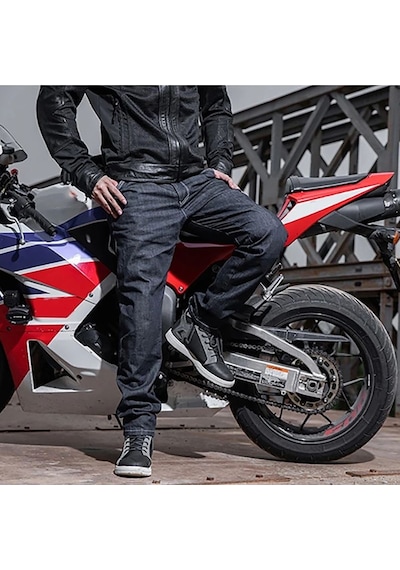 Scoyco P074 Motosiklet Pantolonu Korumalı Kot Pantolon 4 Mevsim Likralı