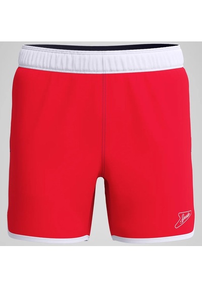 Speedo Solid Logo Volley 16" Erkek Şort Mayo Kırmızı