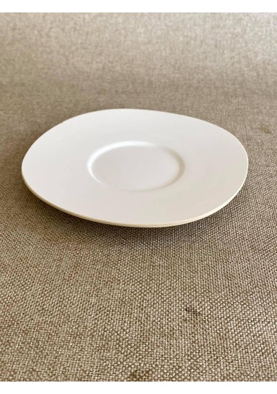 Sanyo Melamin Çay Tabağı 12,5 Cm 1 Adet - Melamin Bardak Altlığı Beyaz
