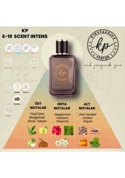 Kimyagerden E-19 Erkek Parfüm EDP 50 ML