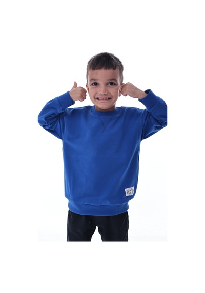 Erkek Çocuk Lacivert Sweatshirt %100 Pamuk 12 Ay 5 Yaş Rahat Kalıp Basic Günlük Üst Lacivert Erkek Çocuk Lacivert Sweatshirt %100 Pamuk 12 Ay 5 Yaş Rahat Kalıp Basic Günlük Üst Lacivert