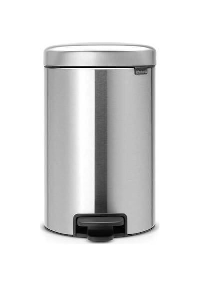 Brabantia Newıcon Matt Steel Pedallı Çöp Kutusu 12L Krom