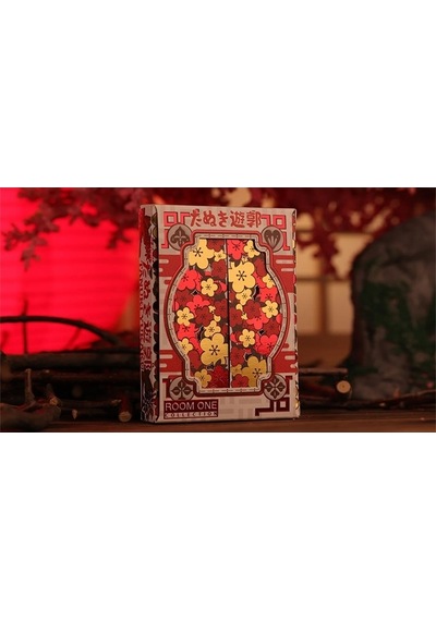 Room One Tanuki Yukaku Hanafuda Premium Oyun Kağıdı İskambil Kartları Destesi