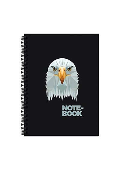 100 Yp. Kareli Sert Kapak Jungle Defter - Kartal Genel