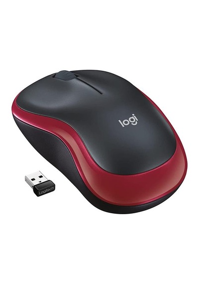Logitech M185 Kablosuz Kırmızı Mouse Belirtilmemiş