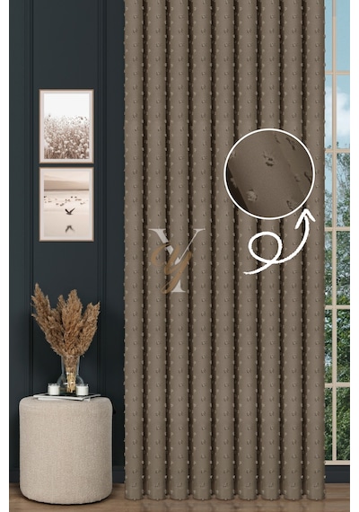 Armani Fon Perde V-679 Kum Çok Renkli