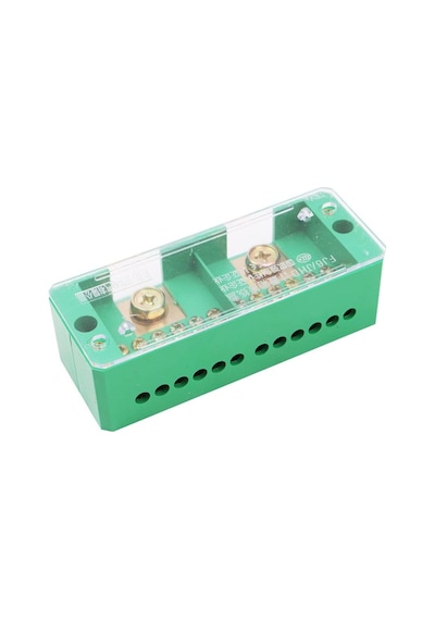 Elektrikli Bağlantı 220 V 20 A Kutu Elektrikli Kablo Konnektörü Terminal Blokları 2 Giriş 12 Çıkış