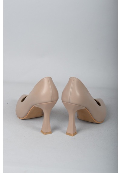 Seç Kundura SEÇ 861 HAKİKİ DERİ STİLETTO (9cm) VİZON