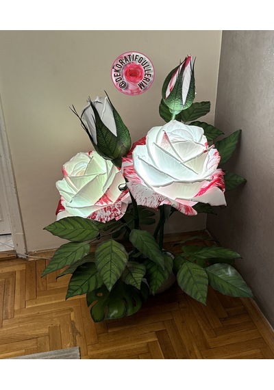 Favorite Beyaz Lambader 112cm 2,5kg 220volt Dekoratif Organik